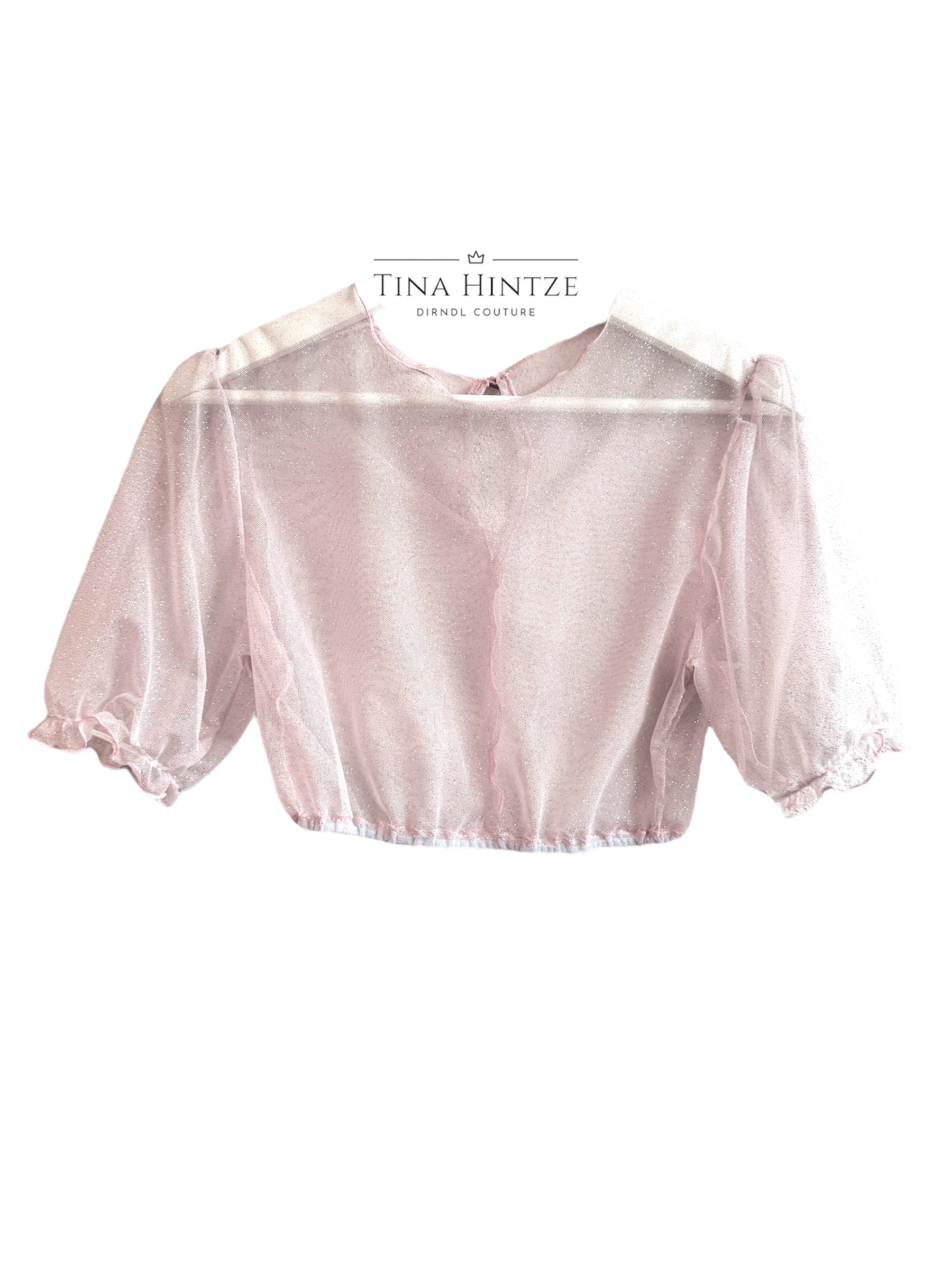 Bluse Rosa Glitzer
