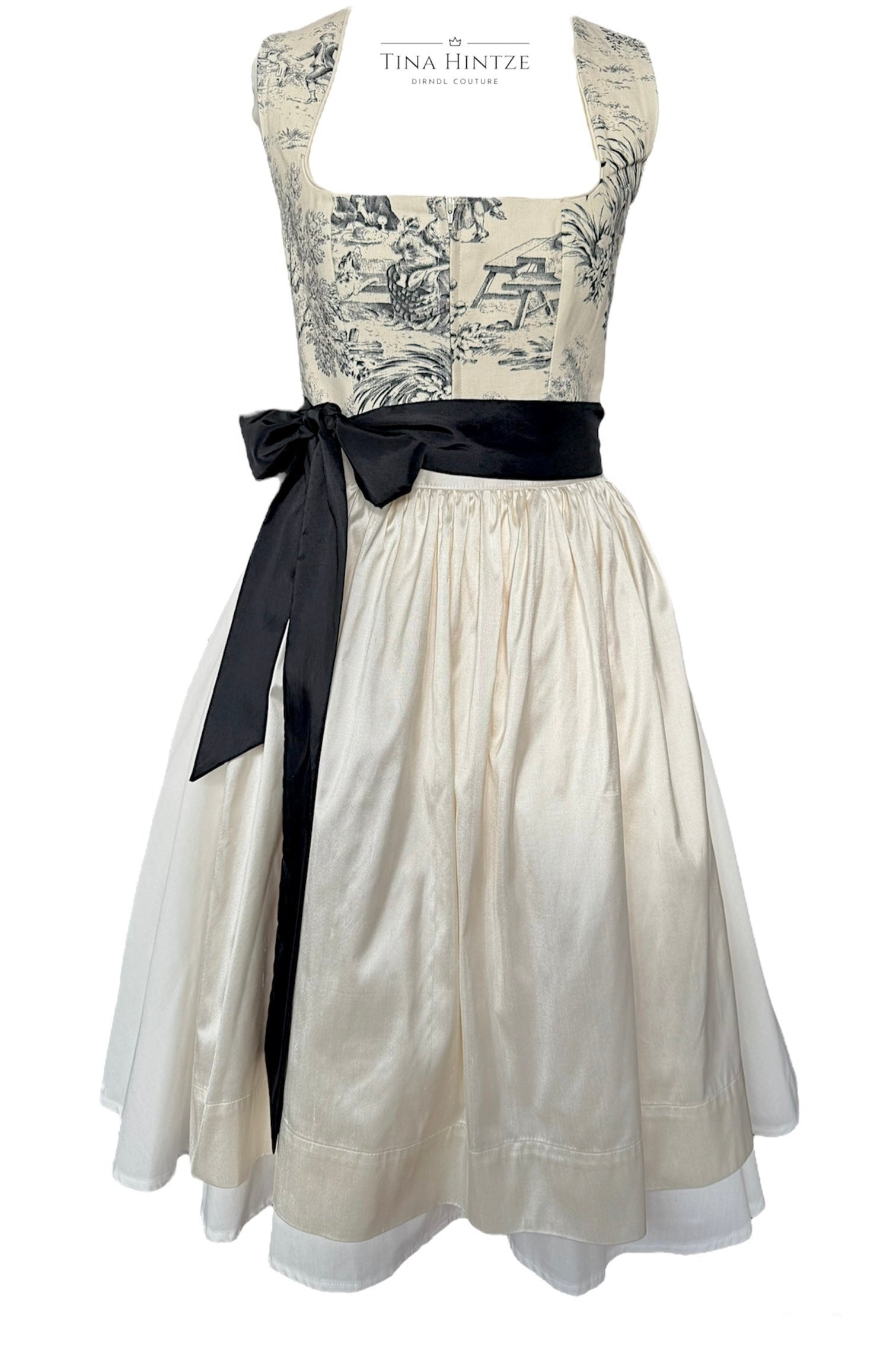 Dirndl Alisa Toile Creme
