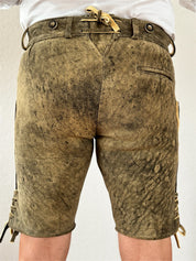 Lederhose Franz Hirsch dunkel