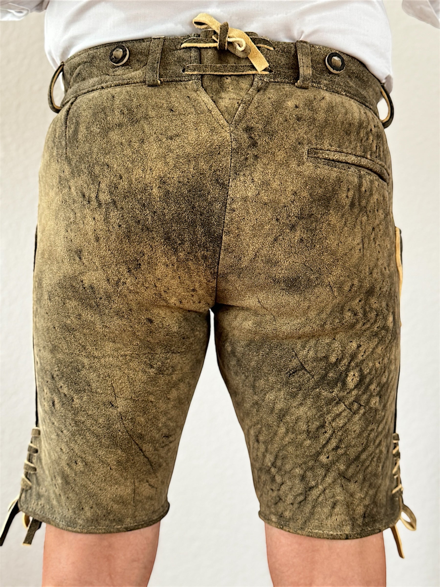 Lederhose Franz Hirsch dunkel