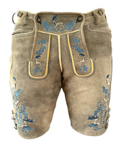Lederhose Wildleben Blau