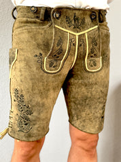 Lederhose Franz Hirsch dunkel