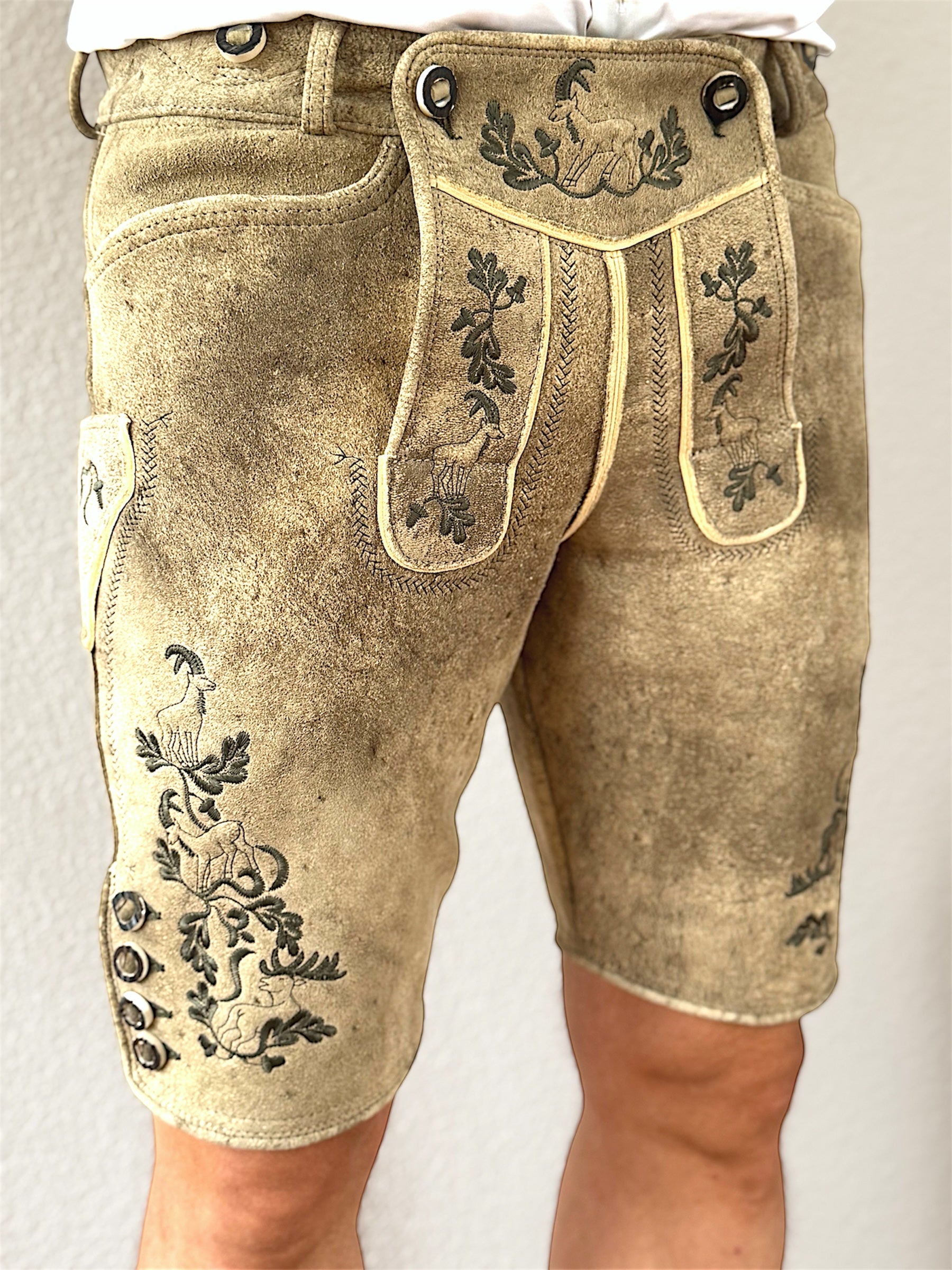 Lederhose Wildleben Hirsch